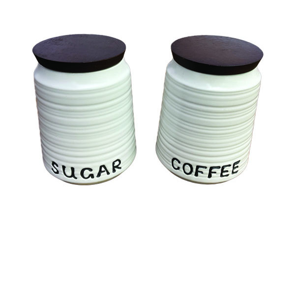 ΣΕΤ 2 ΚΕΡΑΜΙΚΑ ΒΑΖΑ ΓΙΑ ΚΑΦΕ-ΖΑΧΑΡΗ