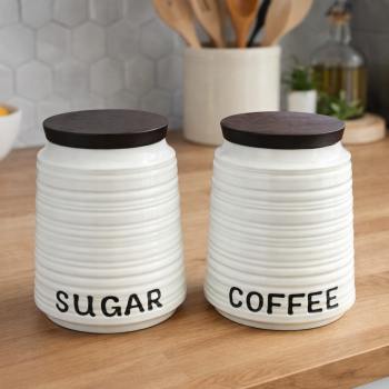 ΣΕΤ 2 ΚΕΡΑΜΙΚΑ ΒΑΖΑ ΓΙΑ ΚΑΦΕ-ΖΑΧΑΡΗ