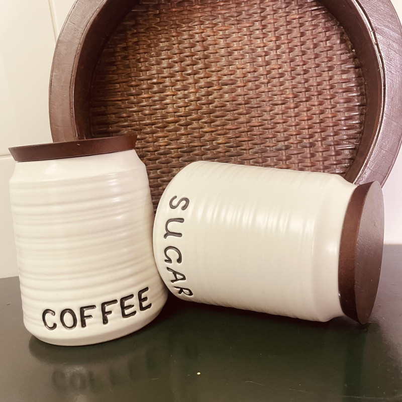 ΣΕΤ 2 ΚΕΡΑΜΙΚΑ ΒΑΖΑ ΓΙΑ ΚΑΦΕ-ΖΑΧΑΡΗ