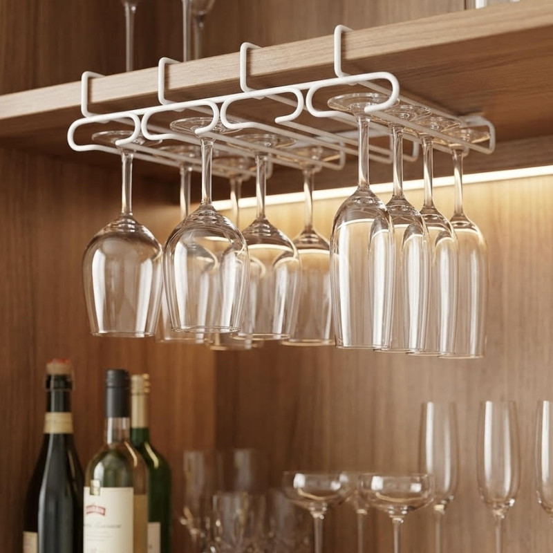 Μεταλλική βάση ανάρτησης ποτηριών κρασιού 