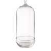 ΒΑΖΟ ΓΥΑΛΙΝΟ ΚΑΜΠΑΝΑ 33cm