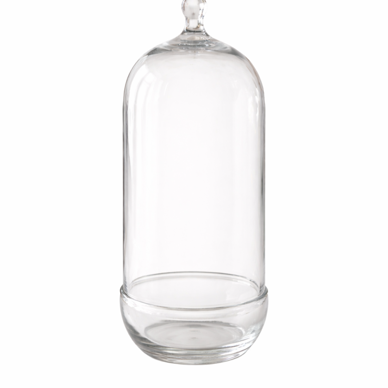 ΒΑΖΟ ΓΥΑΛΙΝΟ ΚΑΜΠΑΝΑ 33cm