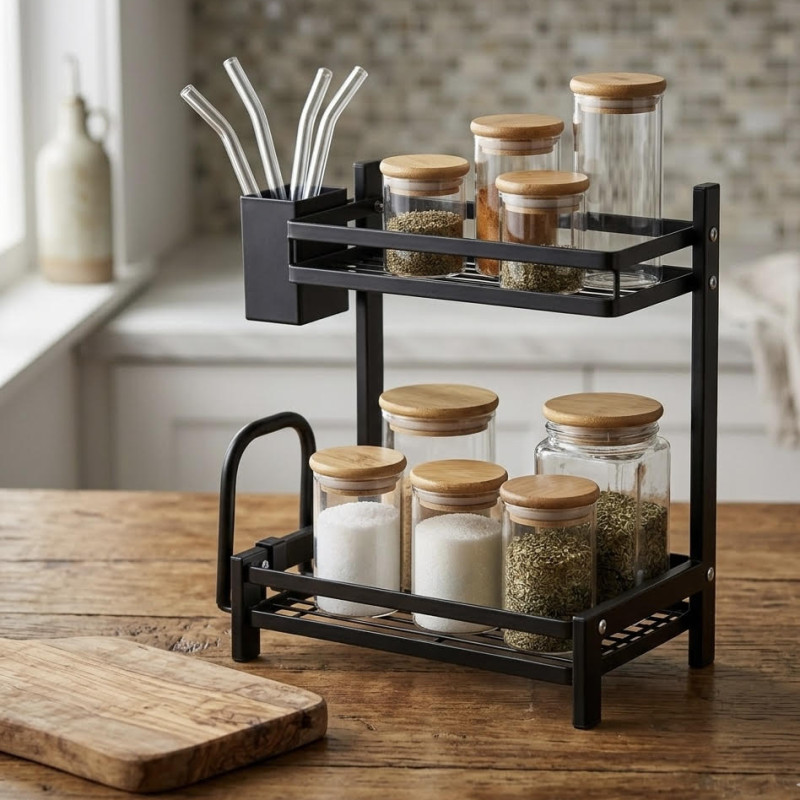 ΜΕΤΑΛΛΙΚΗ ΡΑΦΙΕΡΑ ΟΡΓΑΝΩΣΗΣ ΚΟΥΖΙΝΑΣ ΔΙΩΡΟΦΗ 