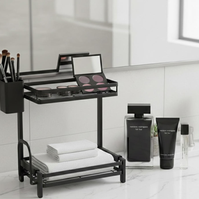 ΜΕΤΑΛΛΙΚΗ ΡΑΦΙΕΡΑ ΟΡΓΑΝΩΣΗΣ  ΜΕ 2 ΡΑΦΙΑ 32cm*40cm