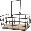ΚΑΛΑΘΙ ΑΠΟ ΜΕΤΑΛΛΟ ΚΑΙ ΞΥΛΟ 20x16x9.5cm