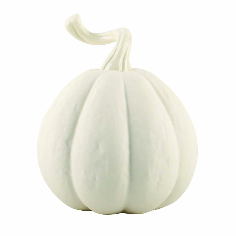 Κολοκύθα Κεραμική Λευκό Matte 15x17cm