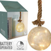 Μπάλα Γυάλινη 15LED WW 15cm