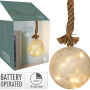 Μπάλα Γυάλινη 15LED WW 15cm