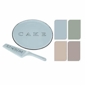  Βάση για Cake με Σπάτουλα Κεραμική 4Σχδ 30cm