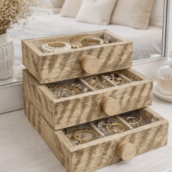  Κασπώ Συρτάρι Ξύλινο 24x14x6cm