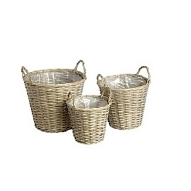 Καλάθια Ψάθινα από Ιτιά S/3