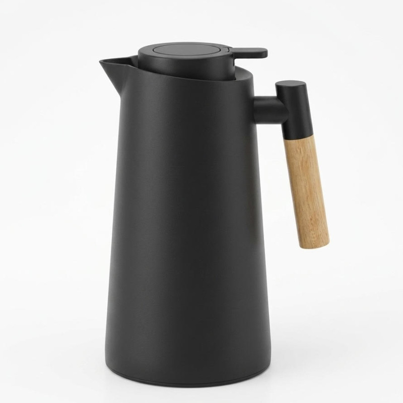 Θερμός Bamboo Design 1lt ΜΑΥΡΟ