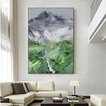 Πινακας ζωγραφικης "Μountain"καμβάς με ξύλινο πλαίσιο. Διαστάσεις 80*100 cm