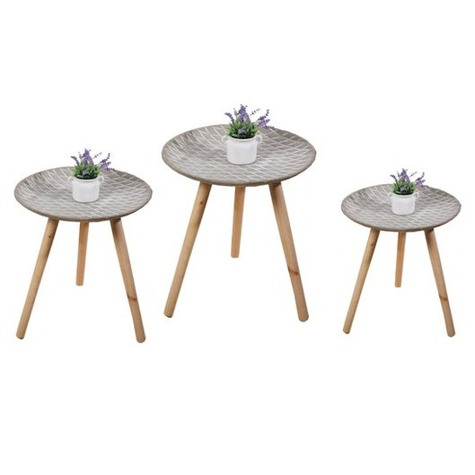 Τραπέζια σετ 3 τεμ ΙΝΚΑS