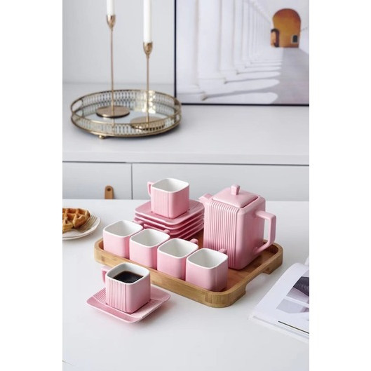 Σετ Τσαγιού OXFORD 7 τεμ & Δίσκο ΒΑΜΒΟΟ