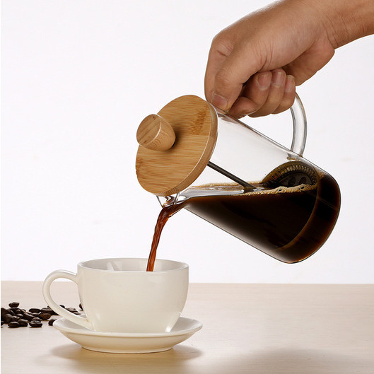 ΚΑΦΕΤΙΕΡΑ ΕΜΒΟΛΟΥ ΜΕ ΞΥΛΙΝΟ ΚΑΠΑΚΙ 600ml