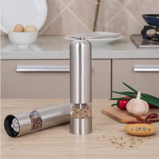 Μύλος Μπαχαρικών Μπαταρίας INOX "Premium"