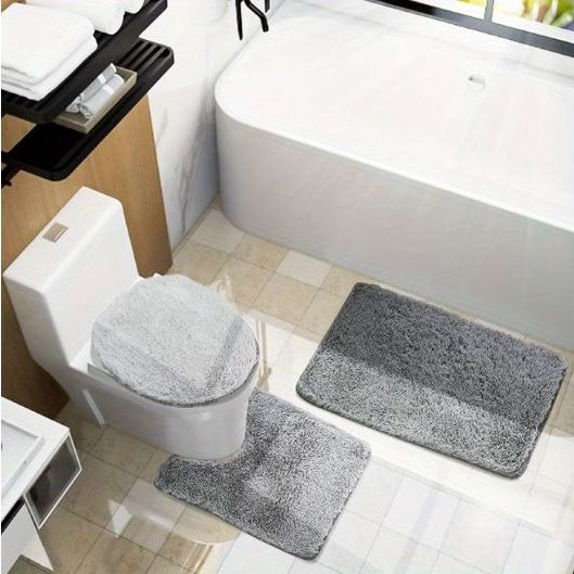 Χαλάκια Μπάνιου Σετ 3τεμ