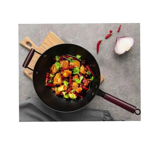 Wok με Ξύλινη Λαβή "Iron"