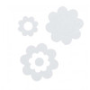 Bathflower 7 pcs white αντιολισθητικό ταπέτο Sealskin