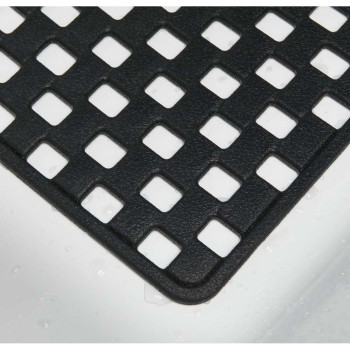 Doby 50x50 black αντιολισθητικό ταπέτο ντουζιέρας Sealskin