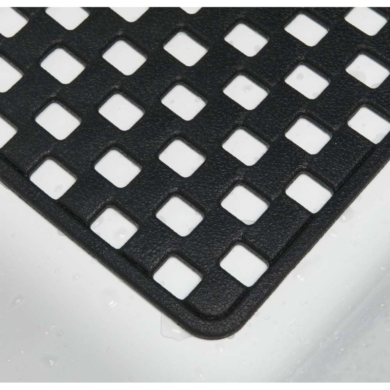 Doby 50x50 black αντιολισθητικό ταπέτο ντουζιέρας Sealskin