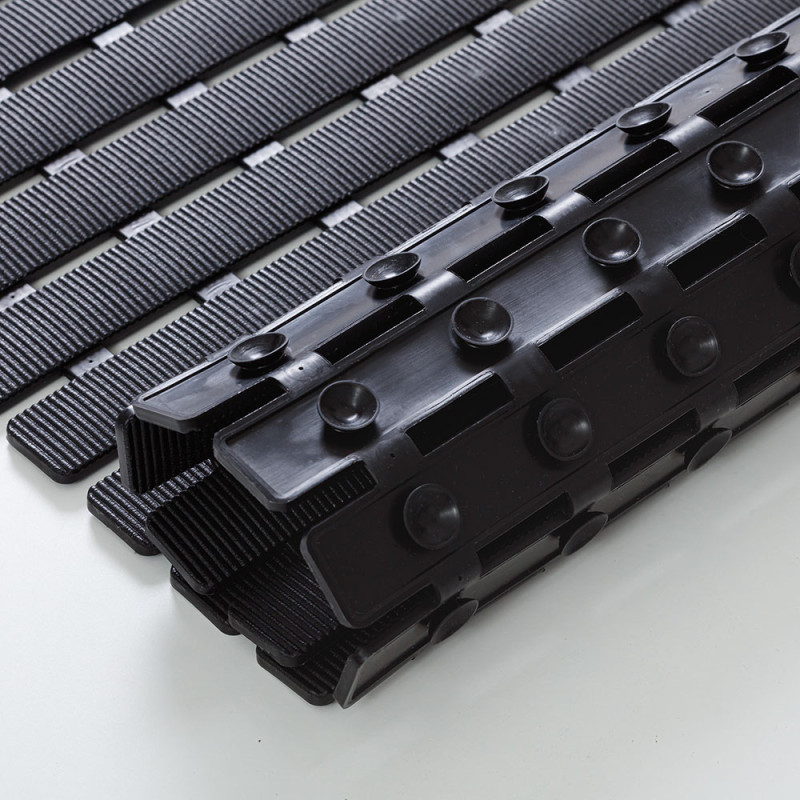 Nora Αντιολισθητικό Πατάκι 39x69cm Black Sealskin