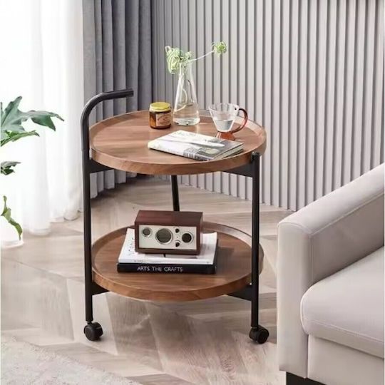 Βοηθητικό τραπεζάκι τρόλεϊ διώροφο