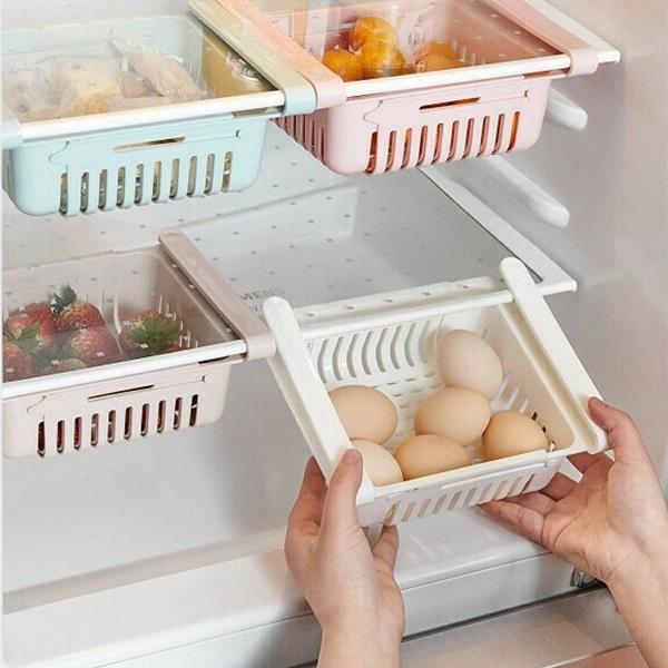 Ράφι ψυγείου επεκτεινόμενο ΣΕΤ/2 Y7,5x16,4x28,5εκ. λευκό