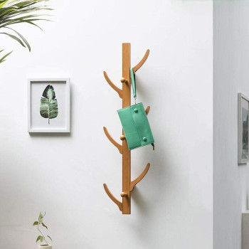 Κρεμάστρα επιτοίχια μπαμπού 84x25,5εκ.