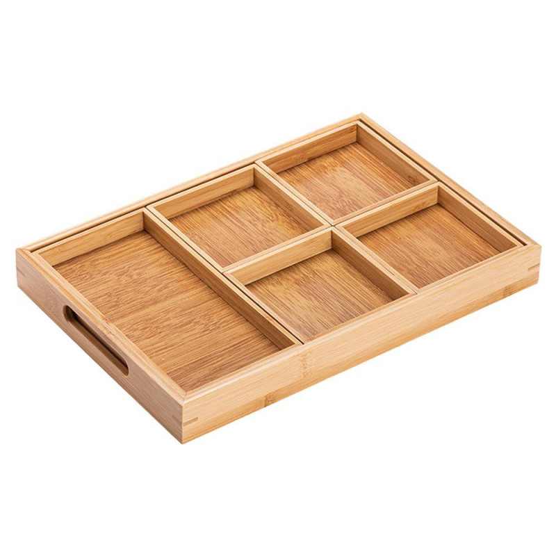 Δίσκος σερβιρισματος bamboo Υ3,5x40x28εκ.