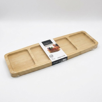 Δίσκος σερβιρίσματος bamboo 33x10x1,8εκ