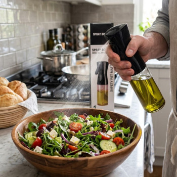 Μπουκάλι σπρέι λαδιού γυάλινο 300ml