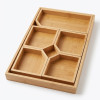 Δίσκος bamboo 40 x 28 εκ. (Ύψος: 3,5 εκ.)
