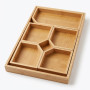 Δίσκος bamboo 40 x 28 εκ. (Ύψος: 3,5 εκ.)