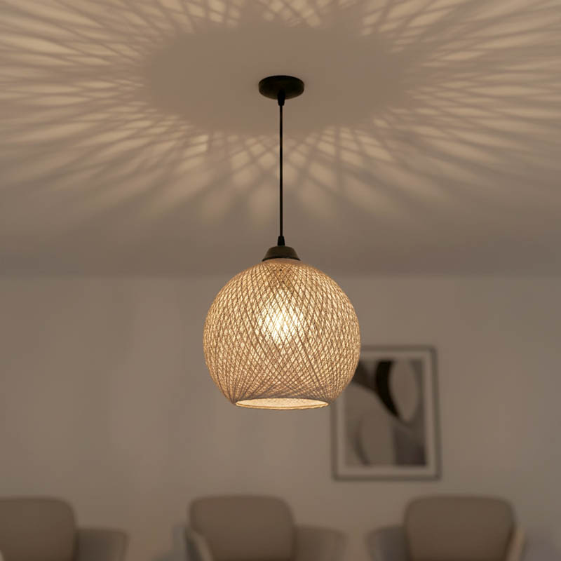 Φωτιστικό οροφής μονόφωτο PWL-0967 pakoworld Ε27 καφέ-μαύρο Φ23x22εκ