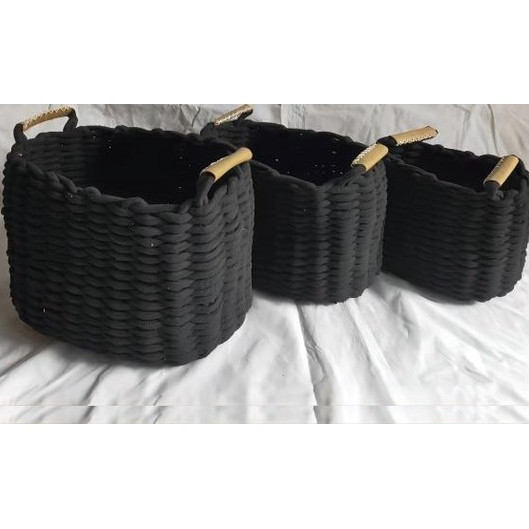 Καλάθια ΣΕΤ 3τεμ COTTON