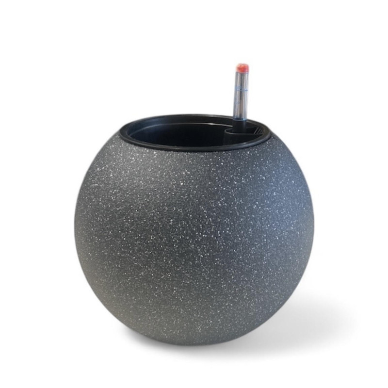 Γλάστρα "Circle S"γκρι